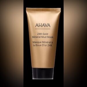 AHAVA 24k gold vegan mineral mud mask 50 ml / 1.8fl oz brand new NWT skincare
